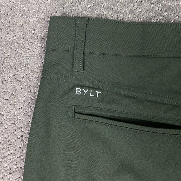 BYLT Everyday Pants Men's Medium Olive Green 33 x 31 Performance Premium Basics - Picture 6 of 12